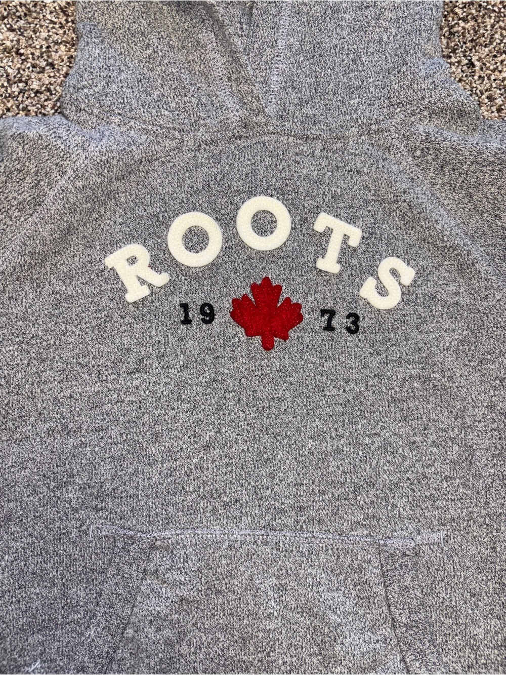ROOTS Heathered Gray Sweater Dress Jersey Girls Youth 9/10 Long Sleeve Original - Picture 2 of 5